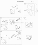 Page C Diagram and Parts List for  Briggs and Stratton Engine